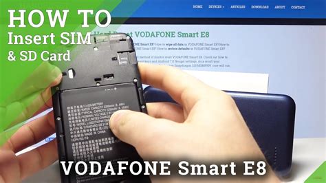 vodafone smart e8 sd card|How to Insert SIM & SD Card in VODAFONE Smart E8 .